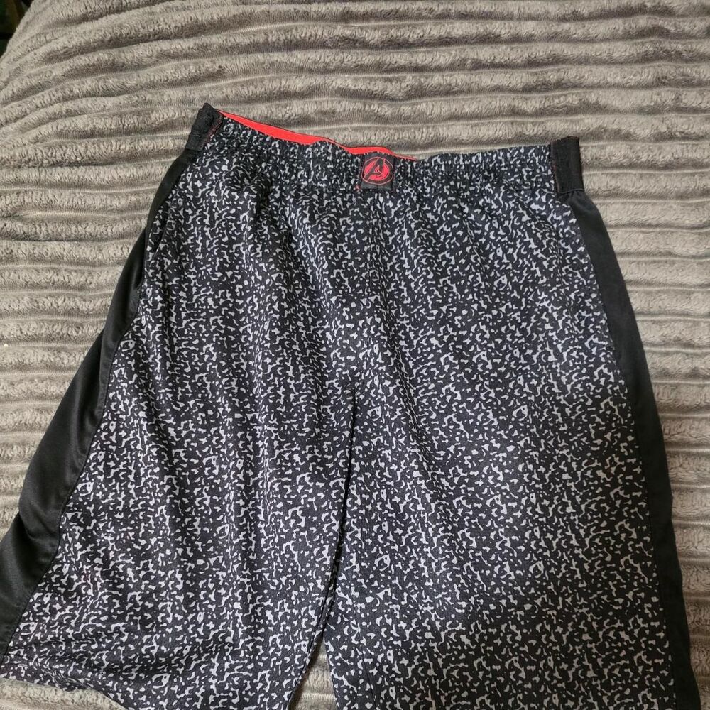Marvel Black and Navy Shorts